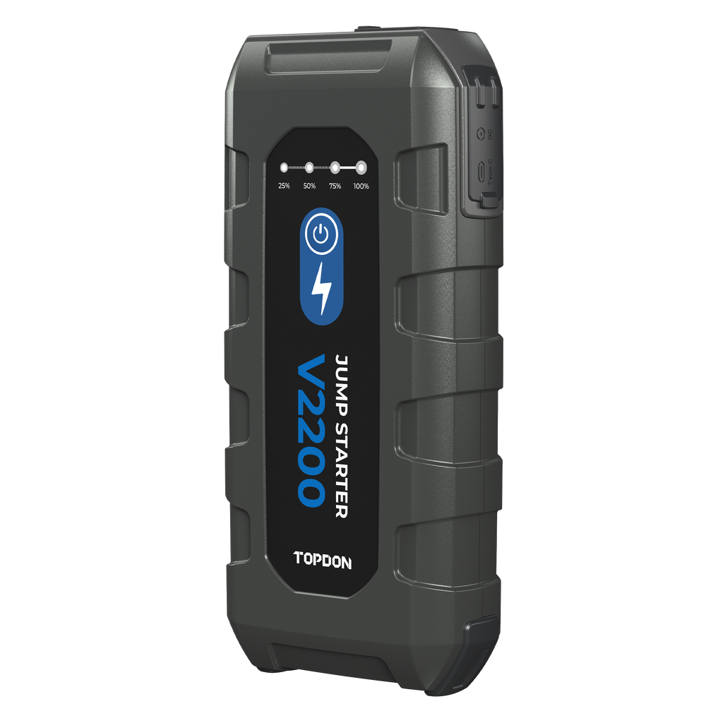 TOPDON 2200 Peak Amp Jump Starter, Power Bank, & Flashlight