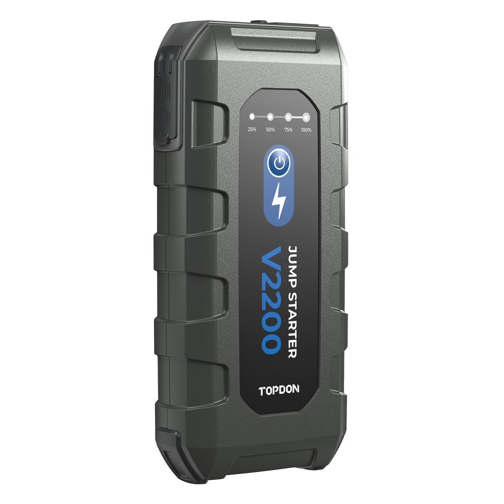 TOPDON 2200 Peak Amp Jump Starter, Power Bank, & Flashlight