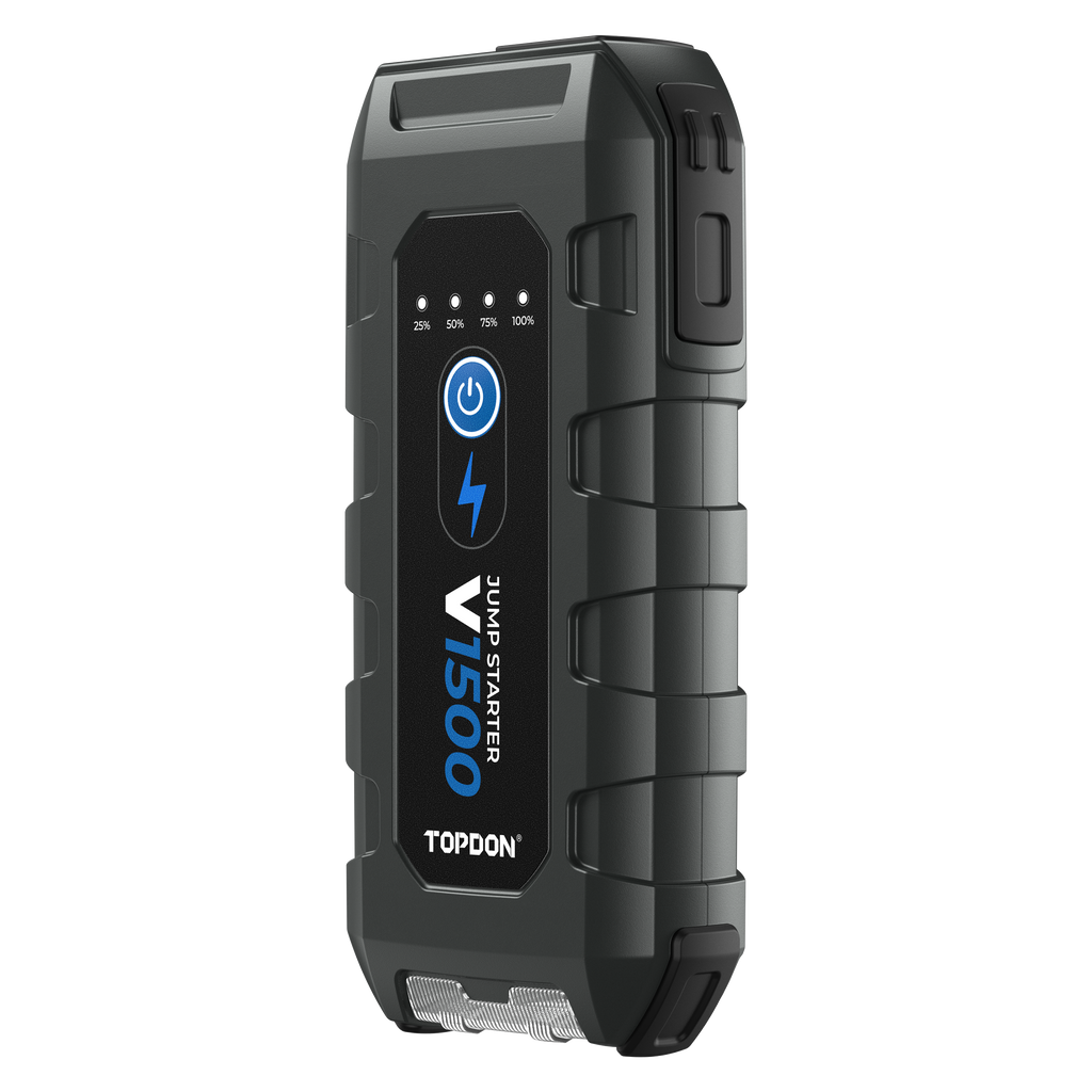 TOPDON 1500A Jump Starter & Booster, Power Bank & Flashlight