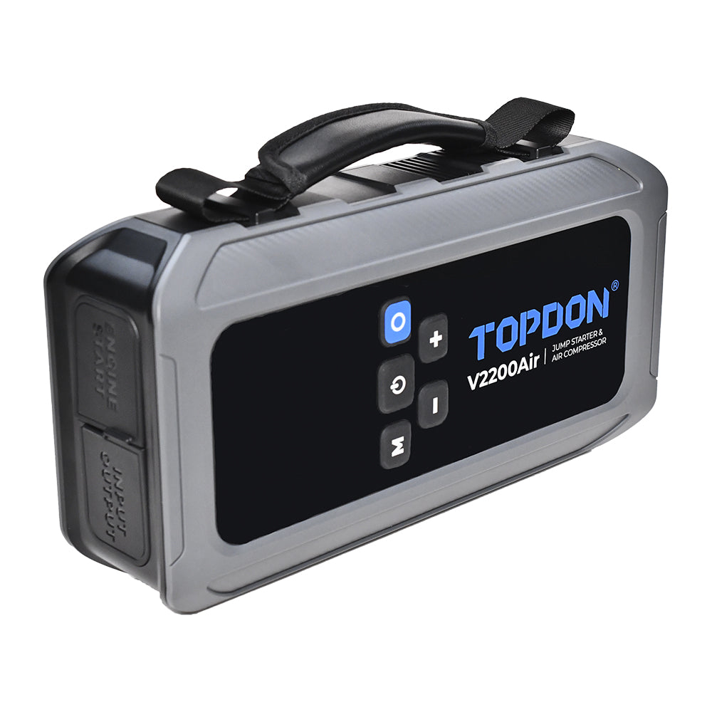 TOPDON 2-in-1 2200 Peak Amp Jump Starter & Tire Inflator