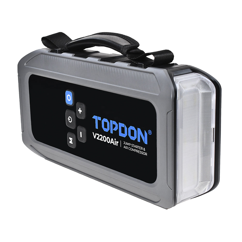 TOPDON 2-in-1 2200 Peak Amp Jump Starter & Tire Inflator
