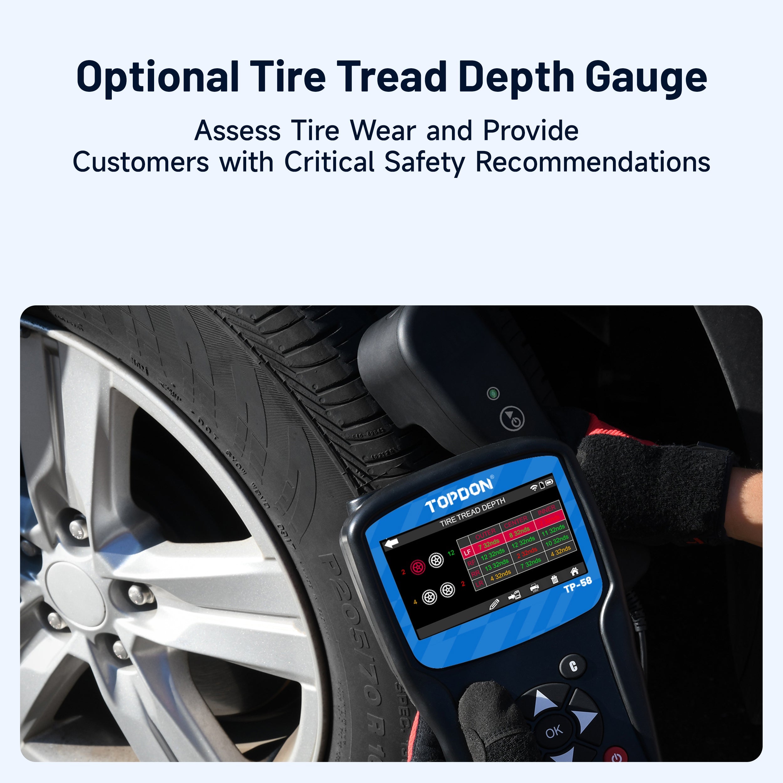 TOPDON Advanced TPMS Tool with OBDII, Wi-Fi, 5 Year Updates