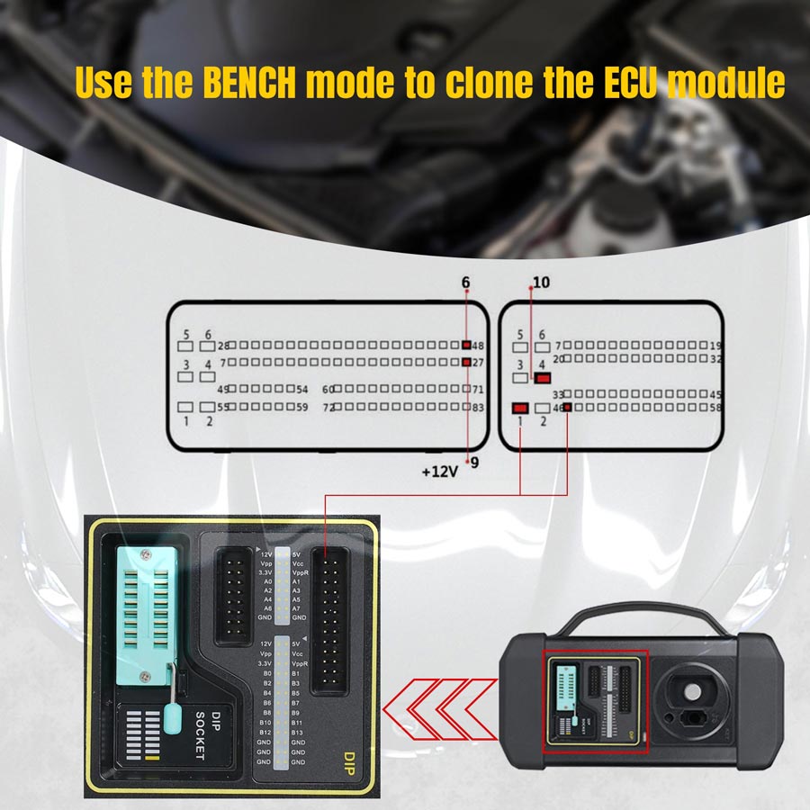 TOPDON Immobilizer Box & Key Programmer for Phoneix Line, EEPROM