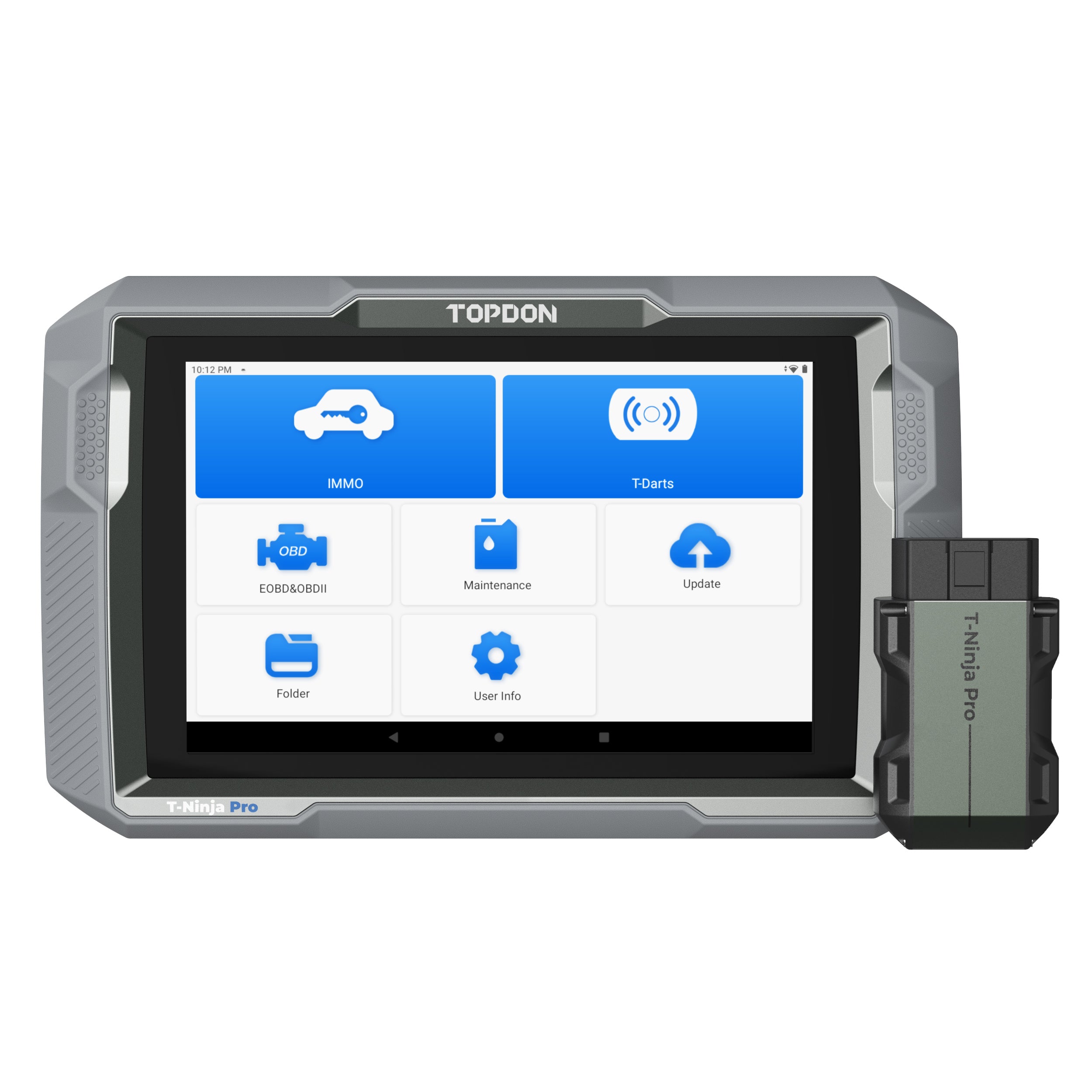 TOPDON 8" Tablet Key Programming Tool Read Pins, Add & Erase Keys