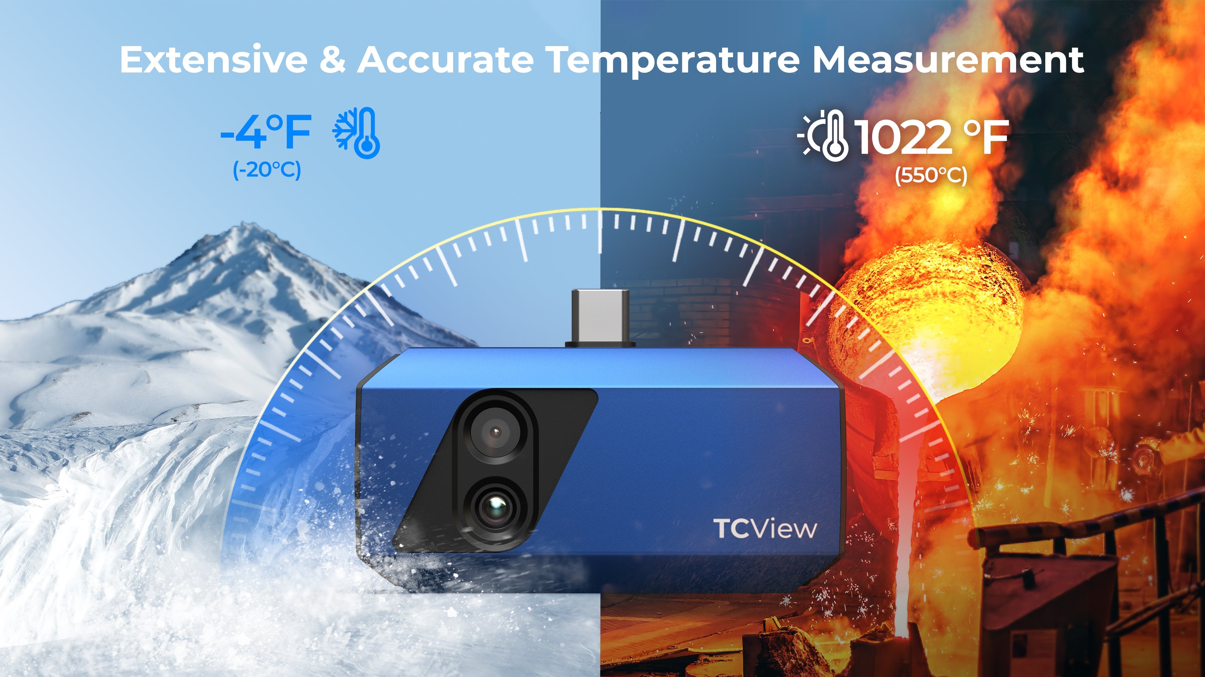 TOPDON Dual-Lens Thermal Imaging Camera for Android & Windows