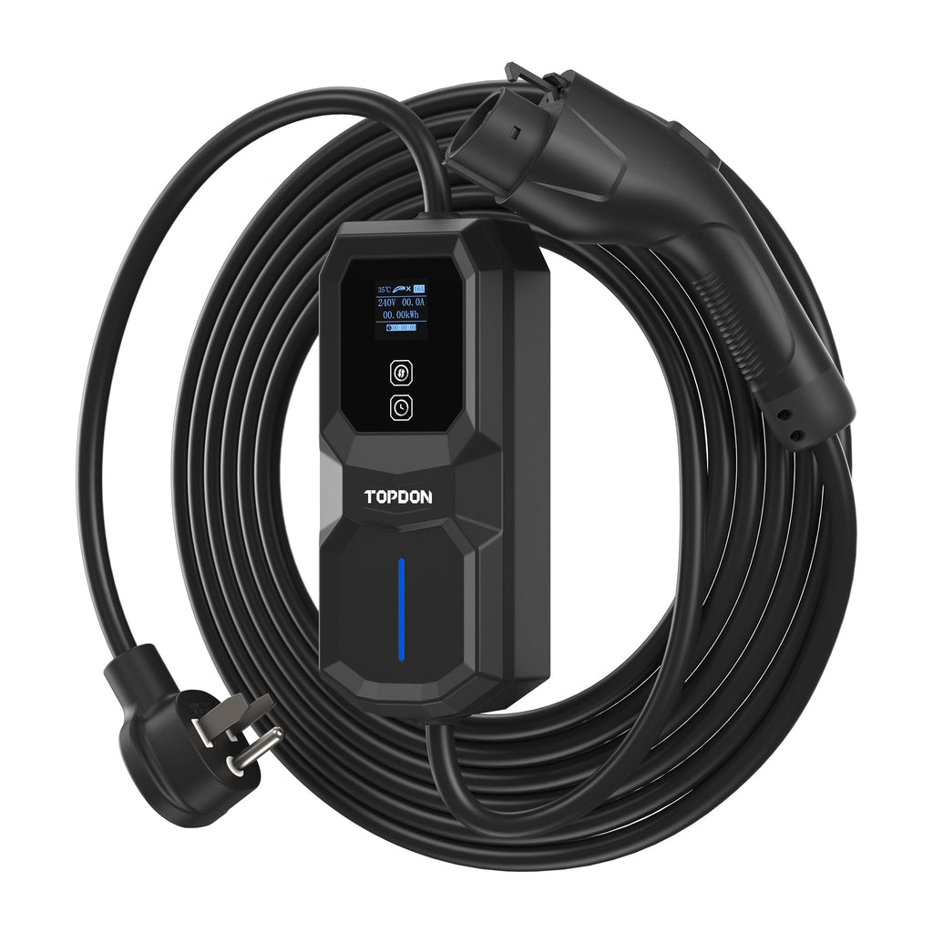 TOPDON Level 2 Portable EV Charger 32A, NEMA 6-50 Plug