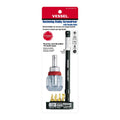 CRYSTALINE Ratchet Stubby Screwdriver Set with Flexible Shaft