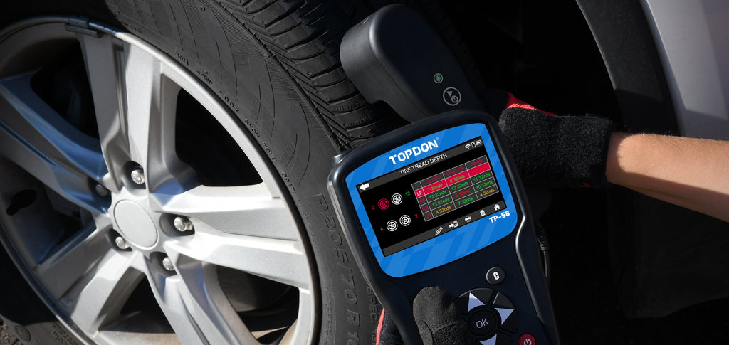 TOPDON Tire Tread Depth Gauge for TP58 TPMS Tool