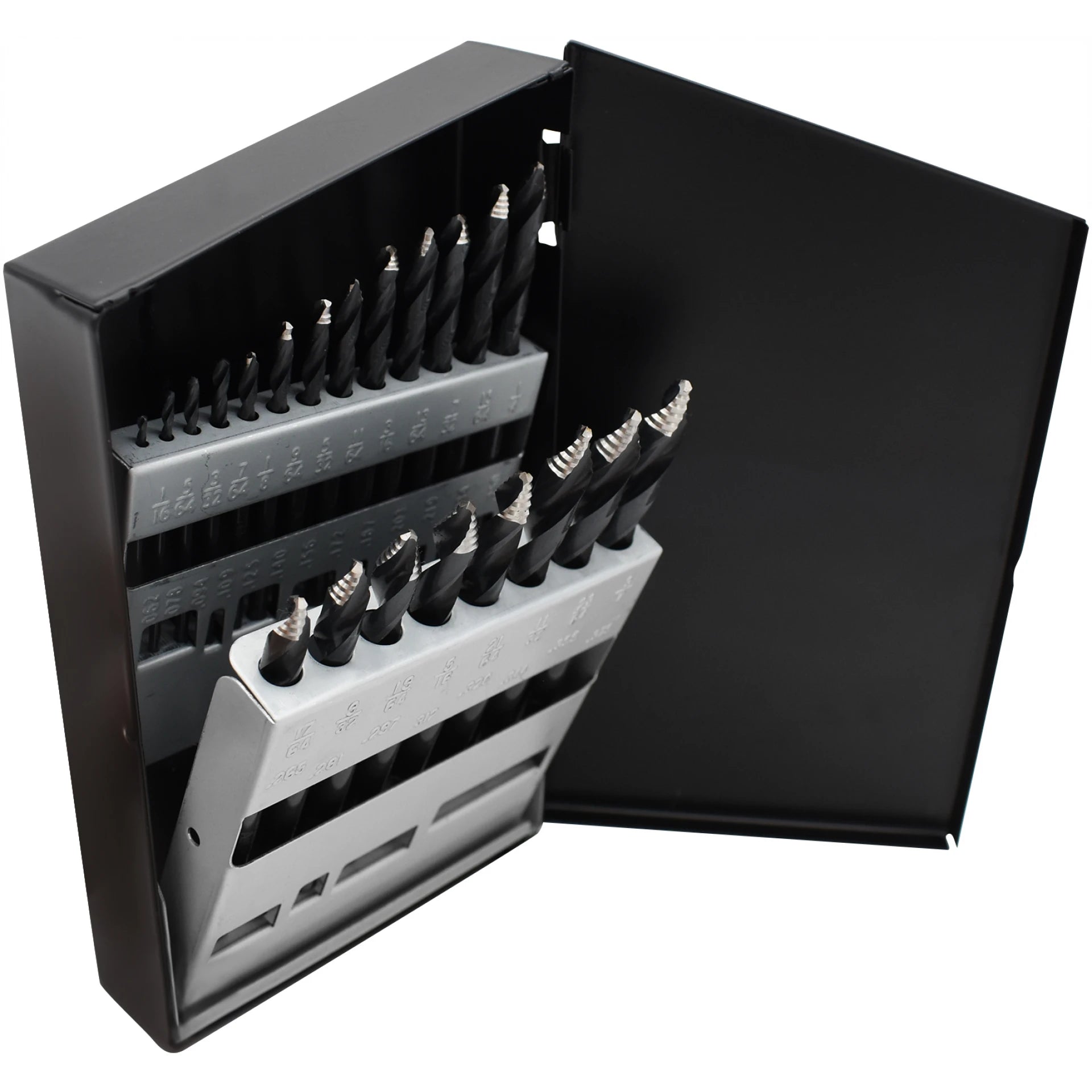 ONYX 21pc TurboStep HSS Mechanics Length 1/16″ – 3/8″ Drill Bits