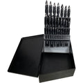 ONYX 29pc TurboStep HSS Reduced Shank Mechanics Length Drill Bits