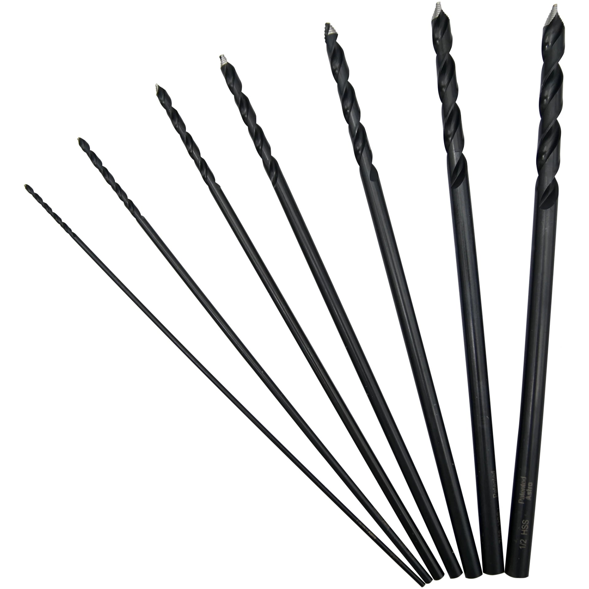 ONYX 7-Piece TurboStep Aircraft Extension Length Drill Bit Set