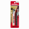 Low-Profile Flat Plate Ratchet Screwdriver Set (15° Bent-up Type)
