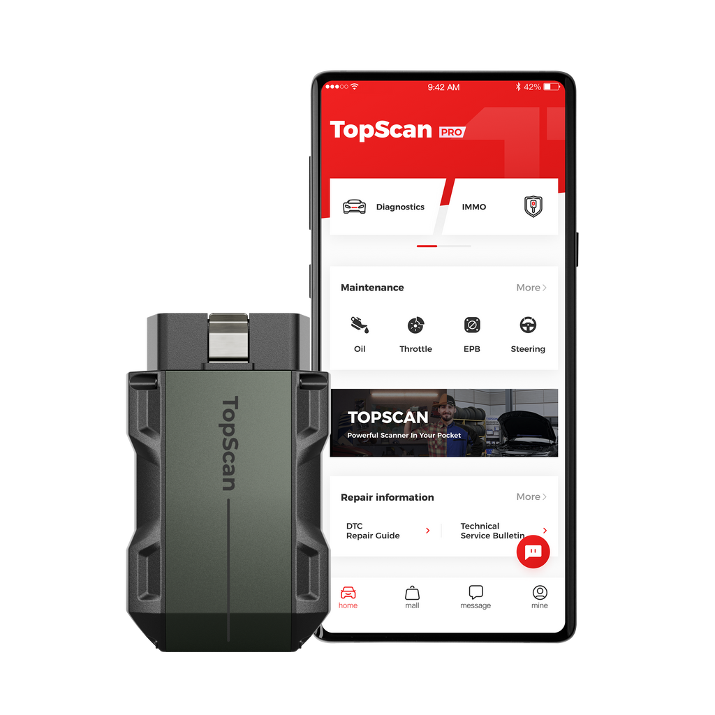 TOPDON Pocket-Size Bluetooth Scan Tool w/ Bi-Directional Controls