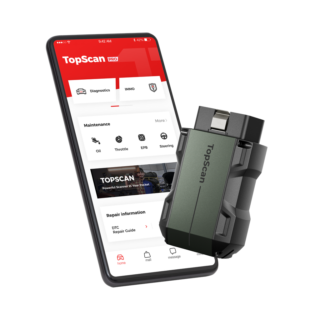 TOPDON Pocket-Size Bluetooth Scan Tool w/ Bi-Directional Controls