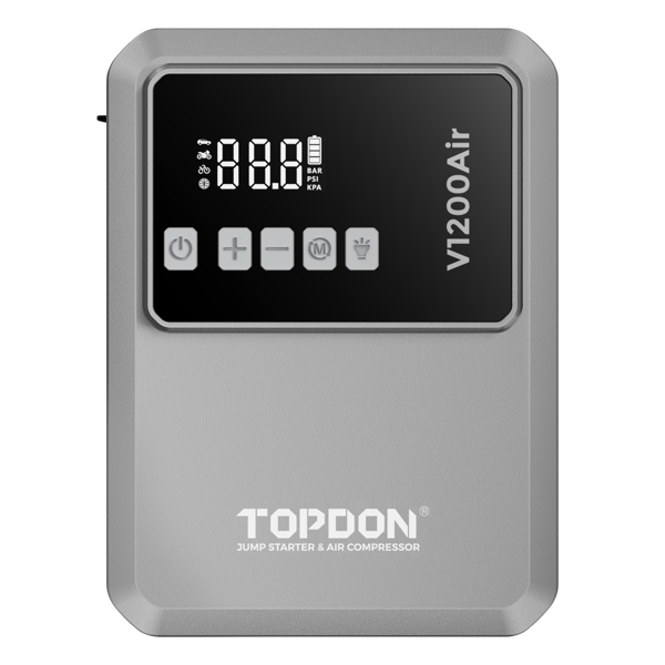 TOPDON 2-in-1 1200 Peak Amp Jump Starter & Tire Inflator