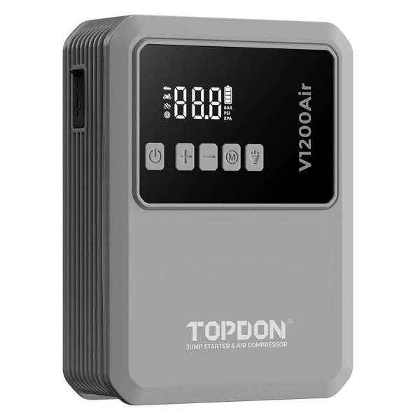 TOPDON 2-in-1 1200 Peak Amp Jump Starter & Tire Inflator