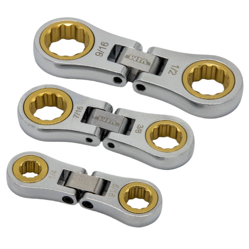 VIM Tools - 3 PC. FLEX PALM RATCHET - SAE