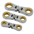 VIM Tools - 3 PC. FLEX PALM RATCHET - SAE