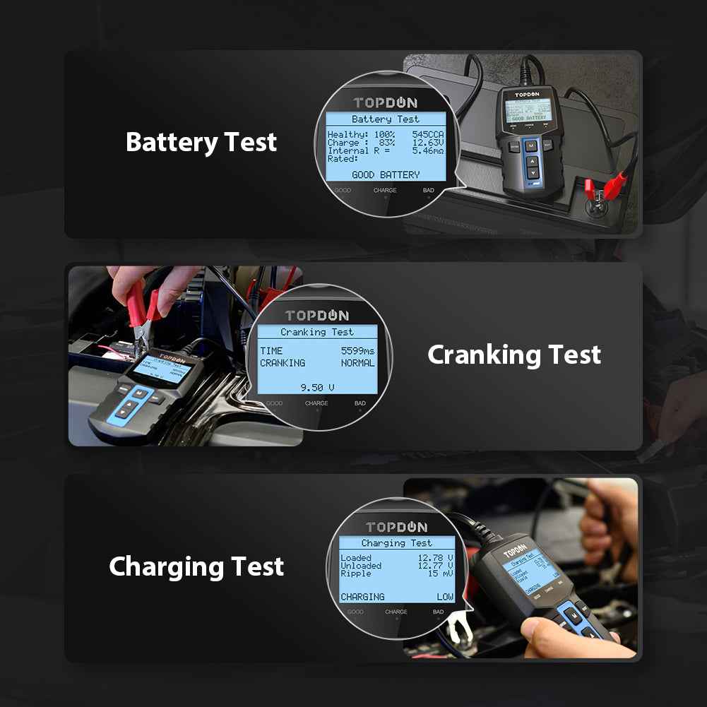 TOPDON 12V Battery & System Tester