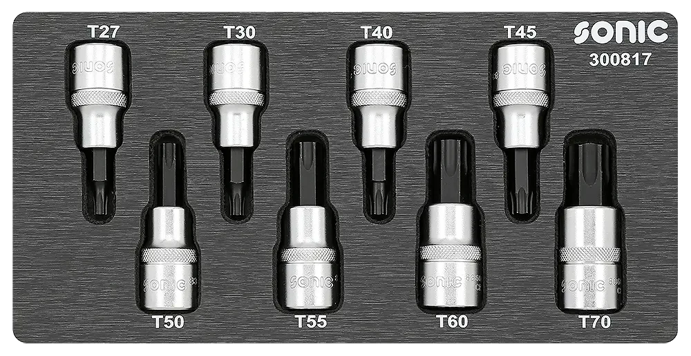 Sonic Tools - BMCS Bit Socket Set TX 1/2" 8-pcs