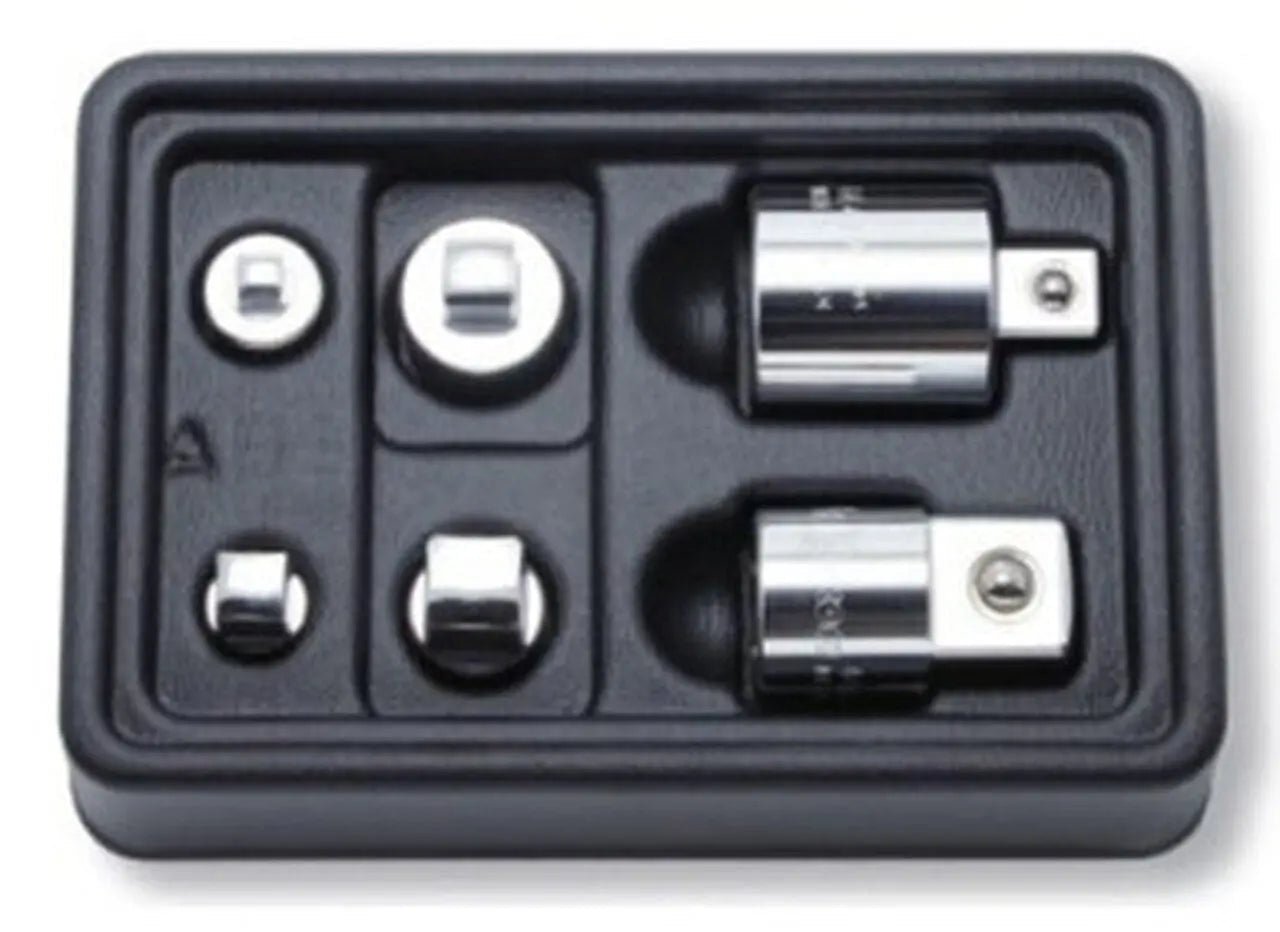 1/4, 3/8, 1/2, 3/4 Sq. Dr. Adaptor Set  1/4, 3/8, 1/2, 3/4 ABS Tray   6 pieces