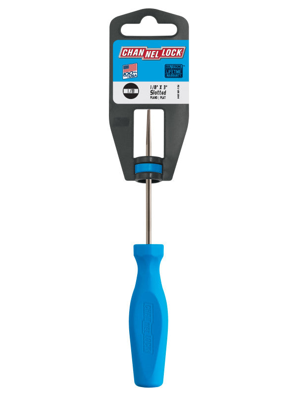 Channellock Slotted 1/8 x 3-inch Professional Screwdriver