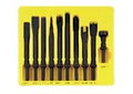 10 Pc. General Service Chisel Set - .401 Shank