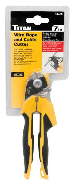 TITAN Tools - 7 in. Wire Rope and Cable Cutter (11468)