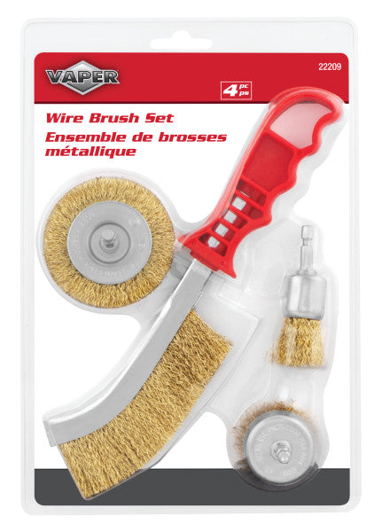 4 pc. Crimped Wire Brush Assortment (22209)