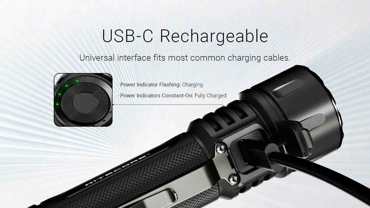 Nitecore EX7 6000 Lumen High Performance Rechargeable Flashlight