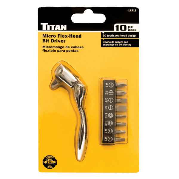 10 pc. Micro Flex Bit Ratchet Set (11212)