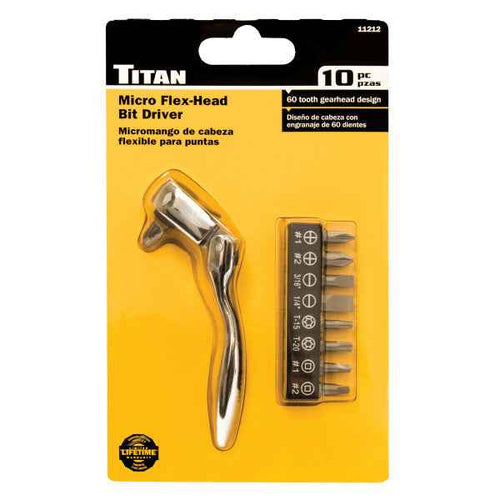 10 pc. Micro Flex Bit Ratchet Set (11212)