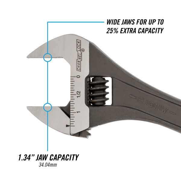 Channellock 10-Inch Adjustable Wrench