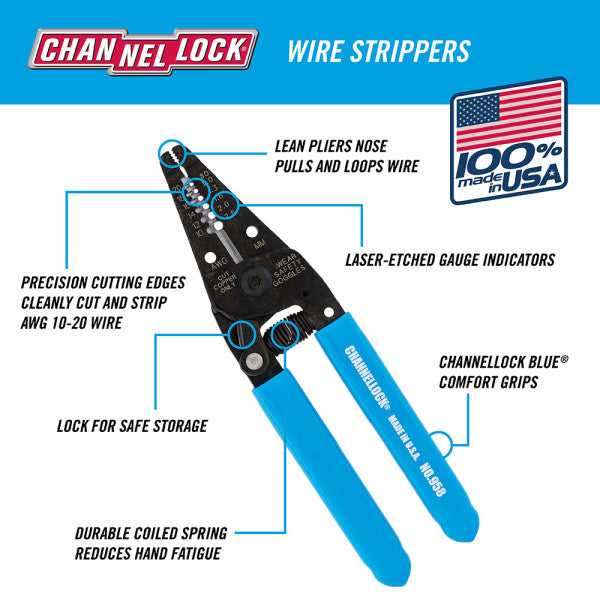 Channellock 6-Inch Wire Stripper