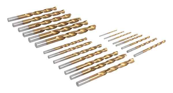 22 pc. Titanium Coated Drill Bit Set (11006)