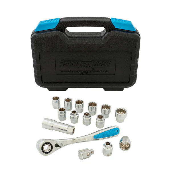 Channellock 16pc Pass-Thru Uni-Fit Socket Set