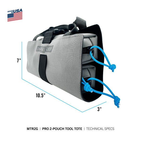 Channellock PRO 2-Pouch Tool Roll System
