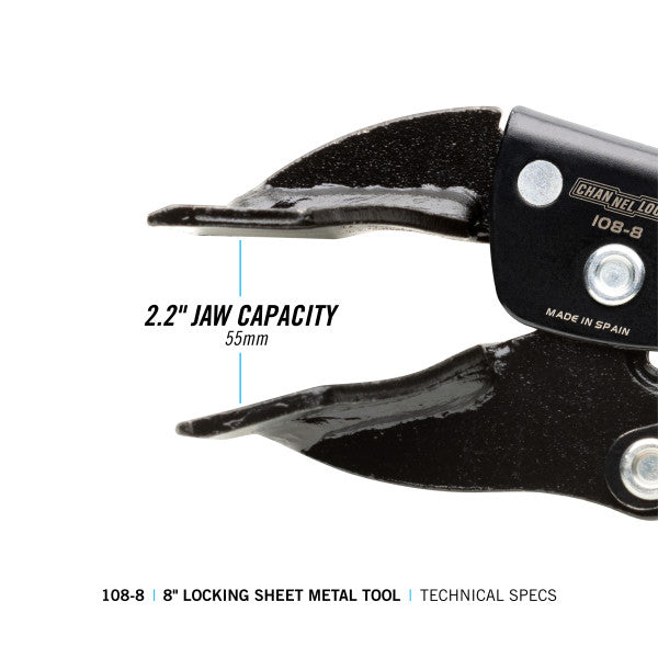 Channellock 8-Inch Sheet Metal Locking Pliers