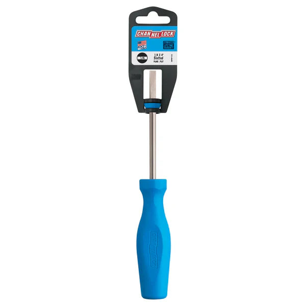 Channellock Slotted 1/4 x 4-inch Professional Screwdriver