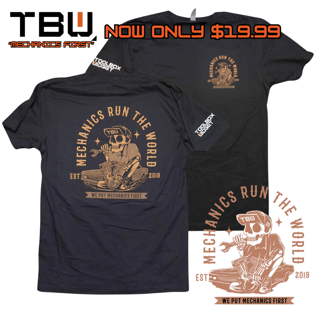 Toolbox Widget New TBW Logo Mechanic T-Shirts