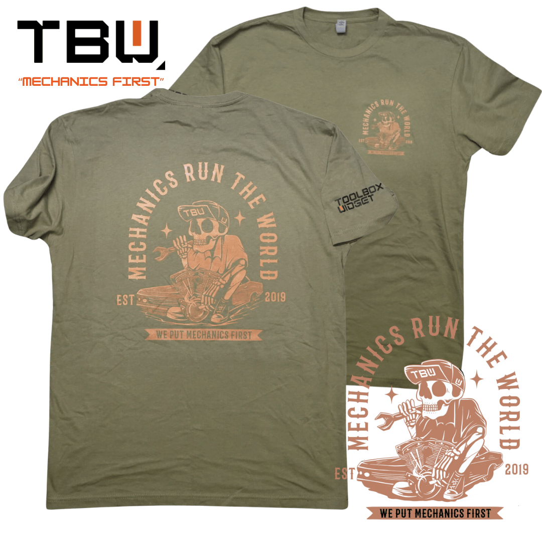 Toolbox Widget New TBW Logo Mechanic T-Shirts