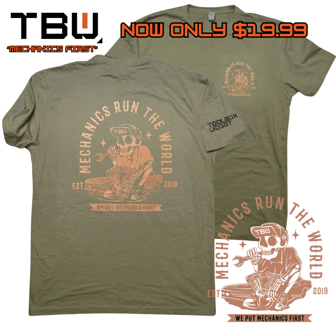 Toolbox Widget New TBW Logo Mechanic T-Shirts