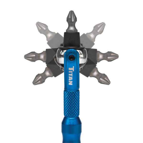 1/4 in. Drive Aluminum Swivel Head Ratcheting Micro Bit Driver (11317)