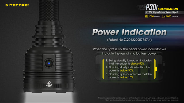 Nitecore P30i 2000 Lumen 1093 Yard Long Throw Flashlight Hunting Kit - Ridge Toolbox