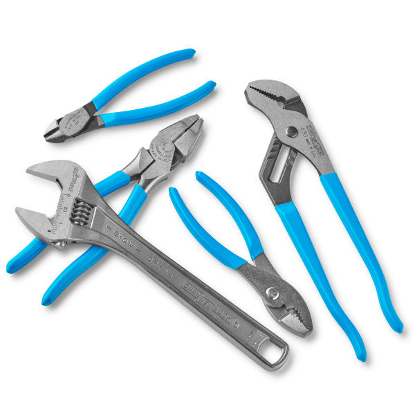 Channellock 5pc Plier Set: 810W, 526, E336, 430, 368, Poly-Bagged