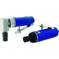 Blue Composite Body 1/4″ 90° Angle Die Grinder   AND  Blue Composite Body 1/4″ Medium Die Grinder Rear Exhaust w/ Safety Lever – 22,000rpm