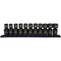 11-Piece 1/2″ Drive Nano Pinless Universal Impact Sockets – Metric