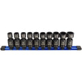 10-Piece 3/8″ Drive Nano Pinless Universal Impact Sockets – Metric