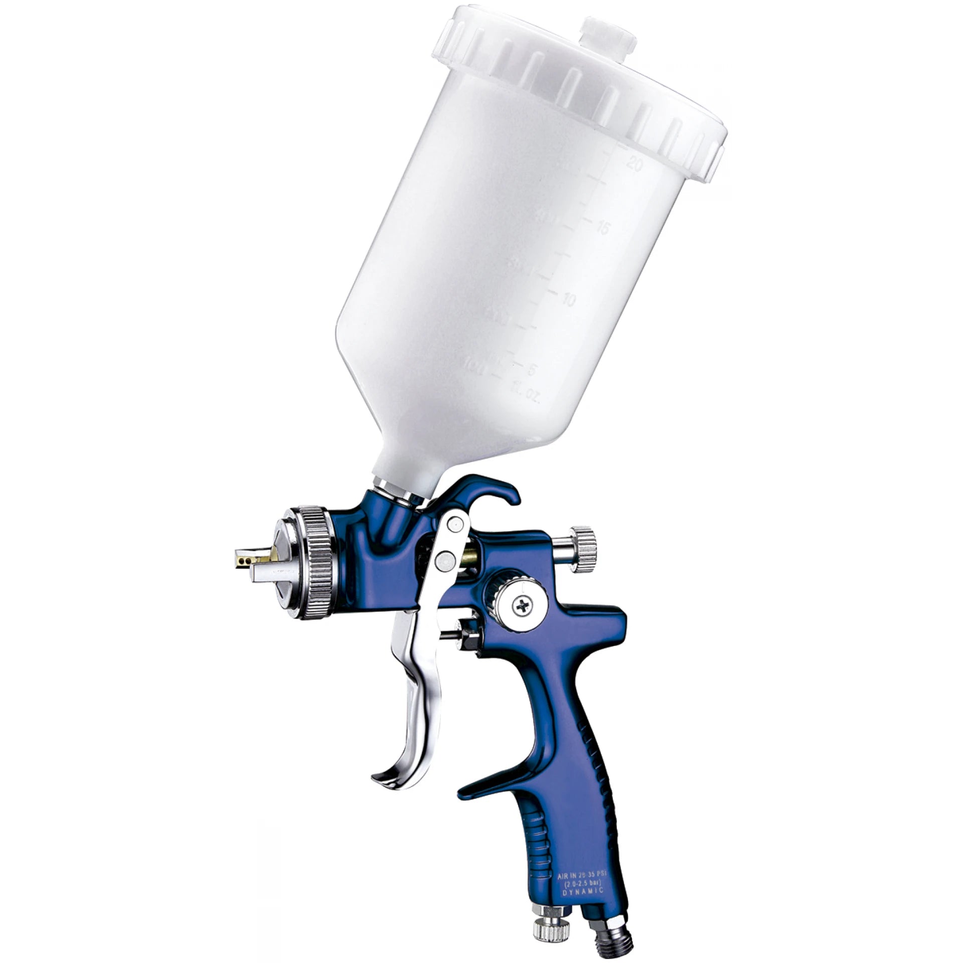 EuroPro High Efficiency/High Transfer Spray Gun with 1.3mm Nozzle & Plastic Cup
