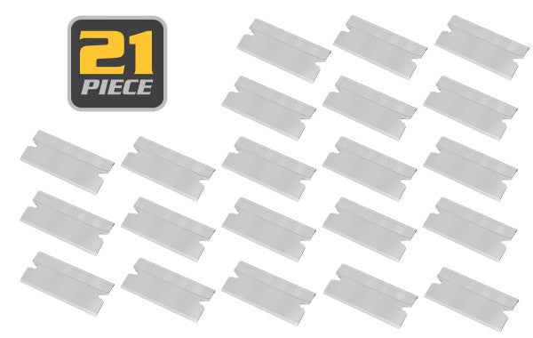 21 pc. Heavy-duty Razor Blades (11039)